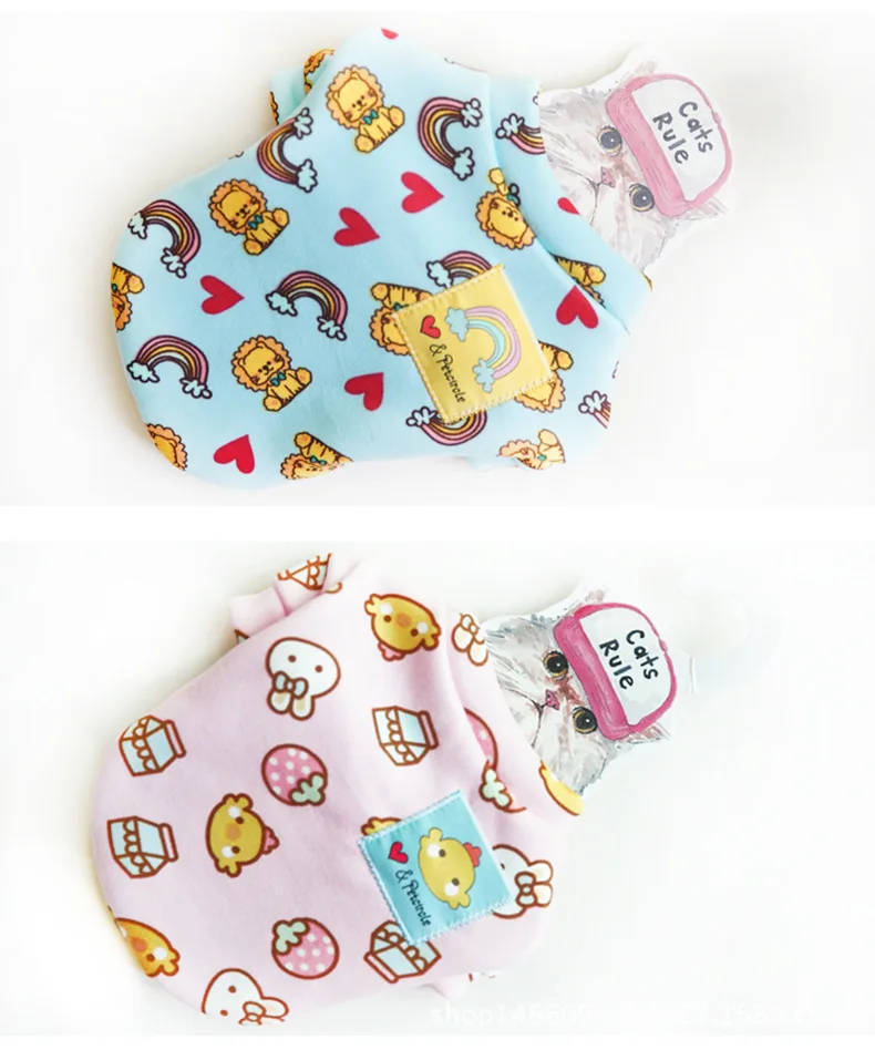 Petcircle Dog Clothes Autumn And Winter New Style Pet Clothes Fairy Tale Stamp System Class with Velvet Cartoon Feet Hoodie
