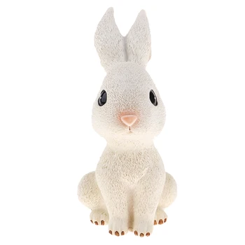 

Cute Rabbit Piggy Bank Coin Bank Decorative Saving Bank Rabbit Figurine