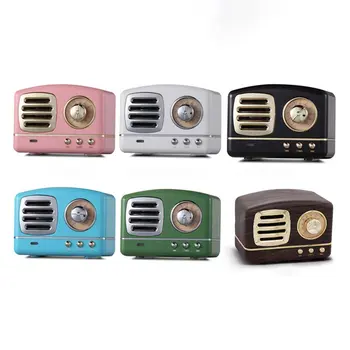 

HM11 Retro bluetooth wireless portable speaker 3D Stereo Surround Subwoofer Support TF Card for xiaomi/iPhone