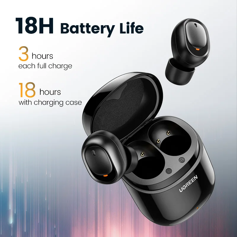 UGREEN TWS Headphones True Wireless Stereo Earbuds Bluetooth Earphones Buds Headset for Sport TWS Bluetooth Earphone