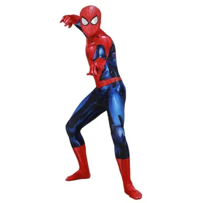 Потрясающий костюм Человека-паука, 3D оттенок, спандекс, косплей, на Хэллоуин, Бэгли, Человек-паук, Супергерой, костюм, новейший, полноразмерный, зентай, костюм