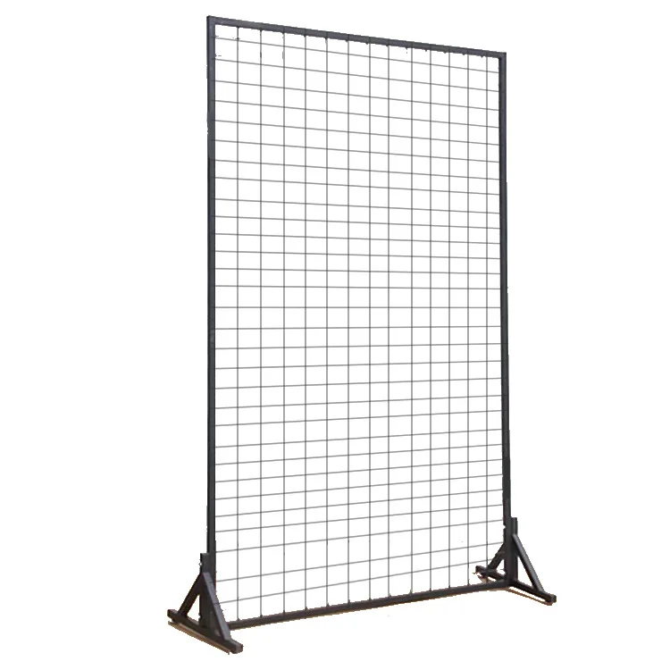 

Manufacturers Hot Sales Vertical Type Mesh Standalone Display Rack China Mobile Double-Sided Iron Wire Grid Exhibition Kindergar