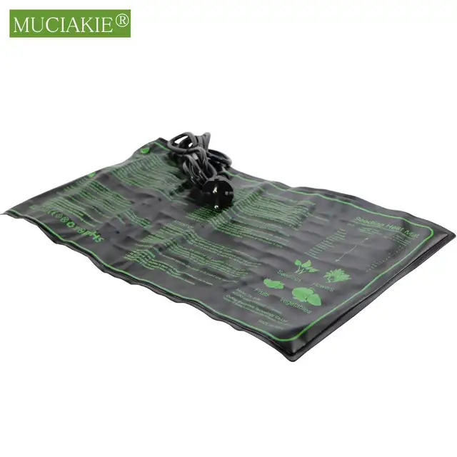 Növényi Vetőmag Fűtőpad 20X10 Hüvelyk Tartós Vízálló Magok Csírázás Kertészkedés Hidroponikus Szőnyegkertek - Image 4