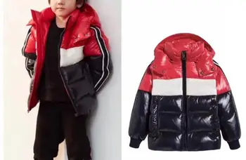 

Free shipping High quality Children down jackets autumn Winter beautiful Jacket Girls Hoodie Coat Warm Baby Boy Winter Jackets