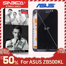 5," экран для Asus Zenfone Go ZB500KL, ЖК-дисплей, сенсорный экран с рамкой для ASUS ZB500KL, дигитайзер X00AD