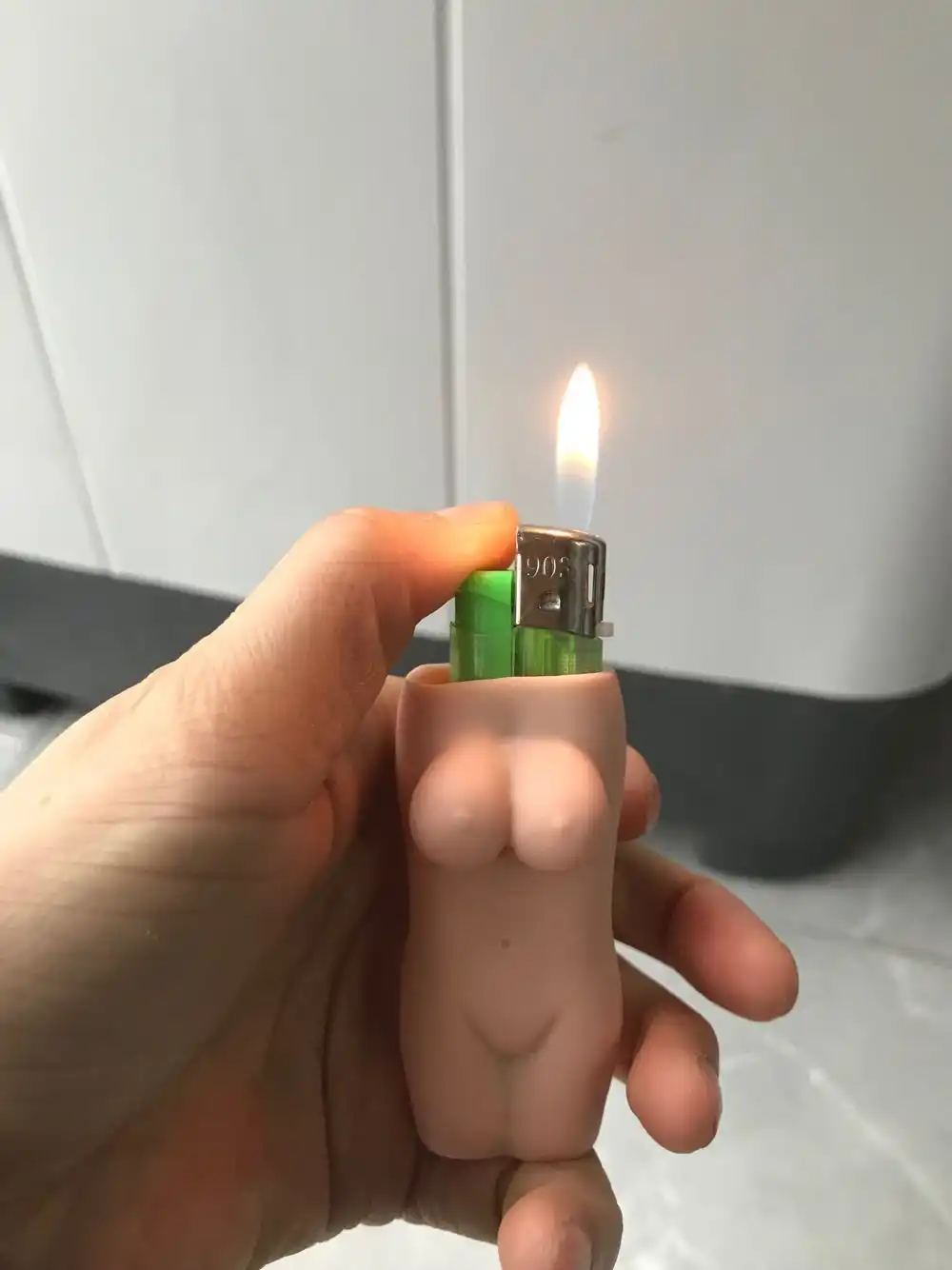 troll lighter holder