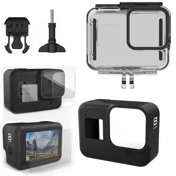 

Waterproof Housing Frame and Silicone Case and Screen Protector Personality Especially Creative Durable for GoPro Hero 8 Black