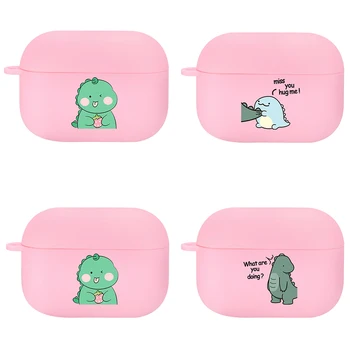 

Luxury Earphone Case For Apple Airpods Pro Cases Cute Dinosaur For Air Pods Pro 3 Headphone Wireless Charging Box Accessories