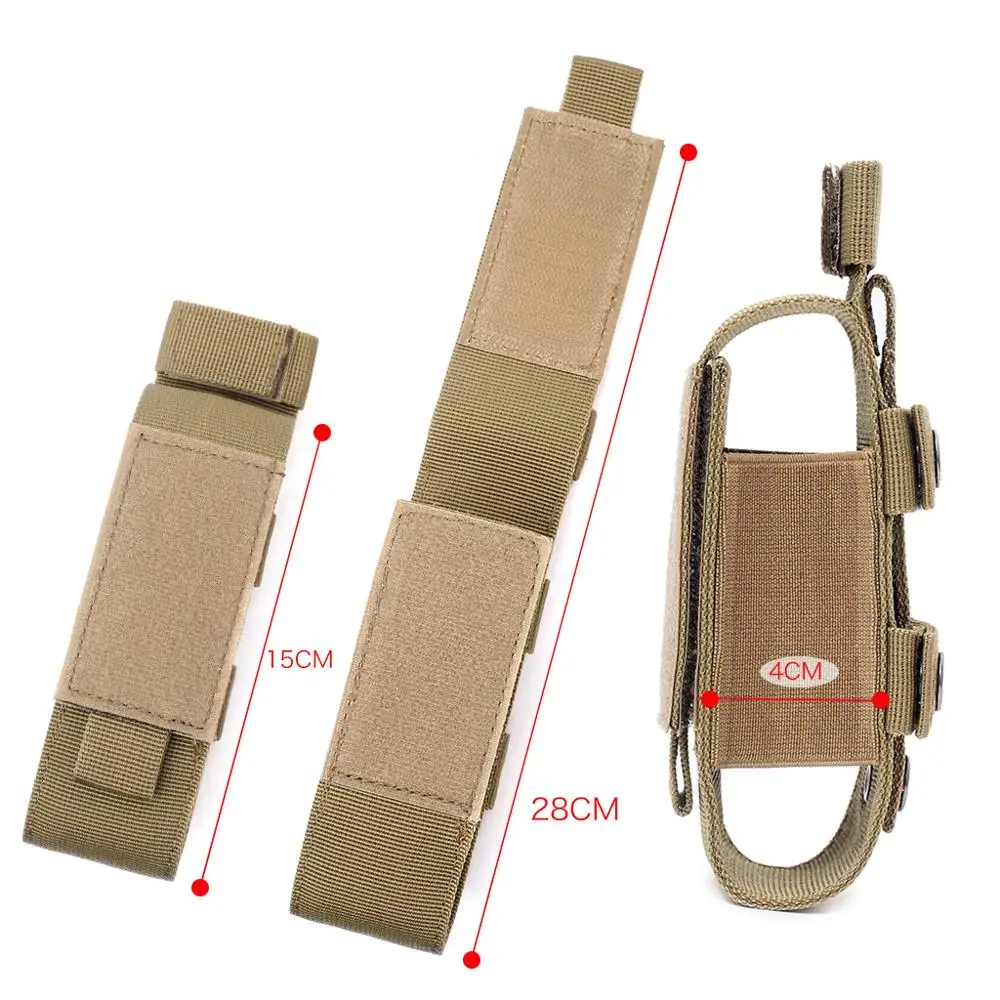 Tactical EDC Tourniquet Molle Pouch Outdoor Medical Emergency Bag Tactical Hunting Accessories Knife Flashlight Holster Case
