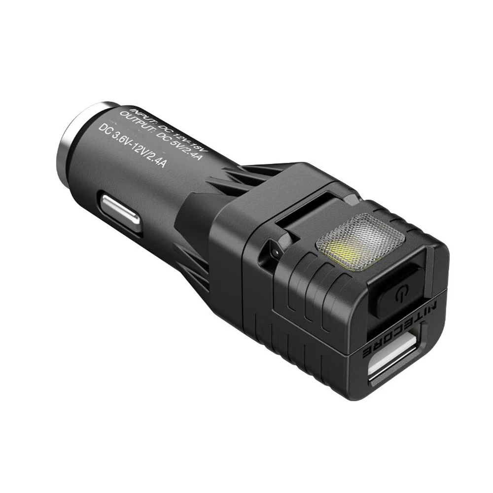 NITECORE VCL10 многофункциональный все-в-одном автомобиль гаджет/QC3.0 автомобильное зарядное устройство/стекло Выключатель/аварийный светильник Предупреждение ющий светильник