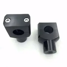 Rise " прямой короткий руль стояк квадратный стиль Крепление зажим регулятор для 22 мм 7/8" " Руль Универсальный