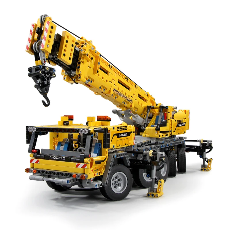 Technic Series мобильный кран с двигателем модель MK детские развивающие строительные