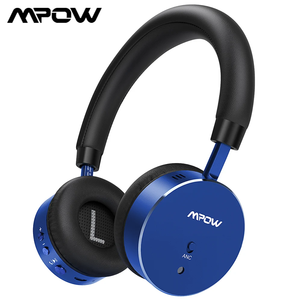 Mpow NCH1 Kids Wireless Headset with Mic Bluetooth 5 0 Active Noise Cancelling Headphone with 94dB Volume Limit 12H Playing Time