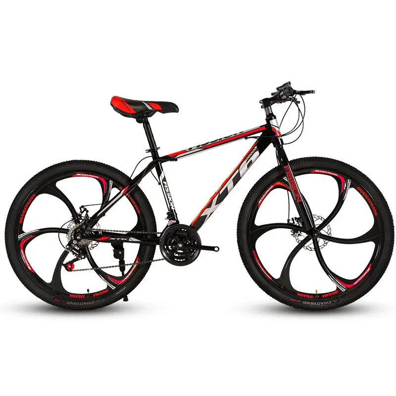 Mountain Bike Variable Speed Cross Country Shock Double Disc Brakes Men and Women Bicycle Student Adult