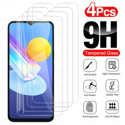 Premium 4 - Pack Tempered Glass Screen Protector Set - Durable Protective Film Cover for Vivo Y33S (4PCS Tempered Glass)