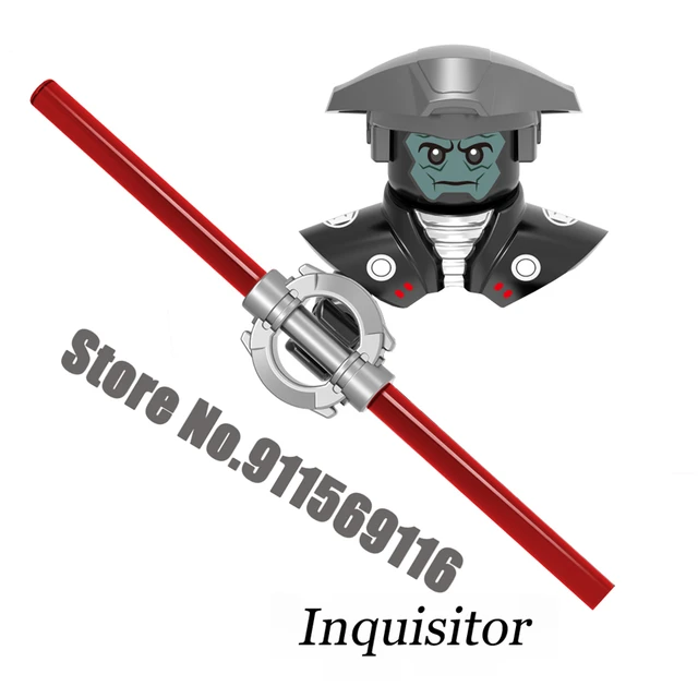 Luke Skywalker Building Blocks Ahsoka Tano Yoda Obi-Wan Kenobi Sith Kylo Ren Count Dooku Starkiller Star Action Figure Wars Toys E-X399