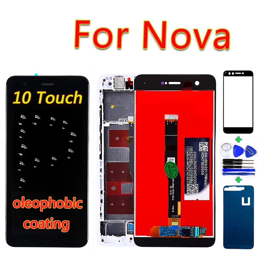 Для Huawei Nova 5 0 дюймов ЖК дисплей CAN L01 Рамка дигитайзер сборка сенсорный экран с