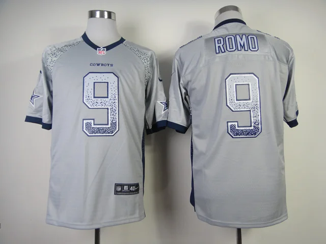 Красный Stitiched, Dallas s, Tony Romo, Emmitt Smith, Sean Lee, Jason Witten, Dez Bryant, Майлз Остин, Трой Эйкман модные стили Джерси - Цвет: Красный