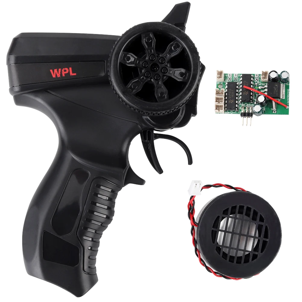 

Accessories Remote Control DIY Durable Horn Plastic Replacement Black Spare Parts Receiver Board For WPL Car