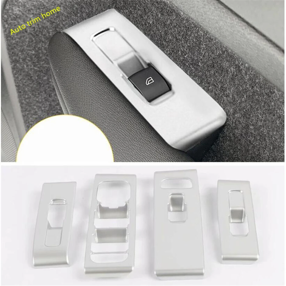 Lapetus подлокотник окно стекло кнопка подъема панель Крышка отделка Подходит для VOLVO XC40- матовый из углеродного волокна ABS авто аксессуары