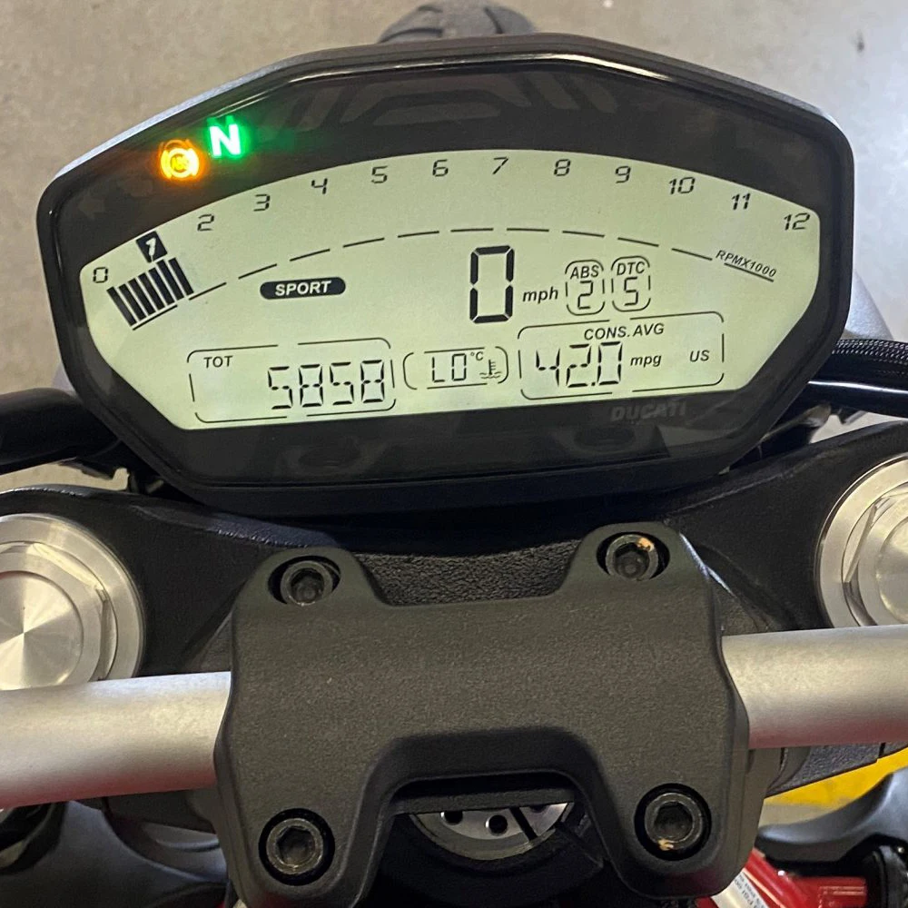 ducati monster 821 tft display made in china