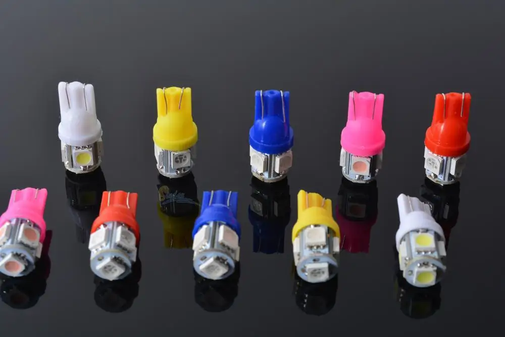 T10 5 светодиодный w5w для Mazda 6 t10 5050 габаритные огни 5SMD лампы 194 W5W клиновидные