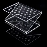 32 conseils Pop bâtons acrylique Nail Art conseils clairs présentoir vernis à ongles pratique outil de formation échantillons de couleur 5