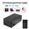 12V 2A 57.72W Security Standby Power Supply UPS Uninterrupted Backup Power Supply Mini Battery For Camera Router ► Photo 1/6