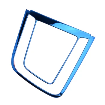 

Inner Gear Shift Frame Cover Trim Decoration Car Blue Stainless Steel Blue Fit for Hyundai Elantra 2017 2018 2019 2020