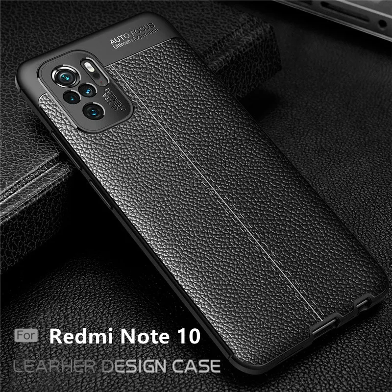 

Чехол для Xiaomi Redmi Note 10, чехол для Redmi Note 10, телефонные чехлы, бампер из ТПУ, мягкая кожа для Fundas Redmi Note 10, чехол 6,43 дюйма
