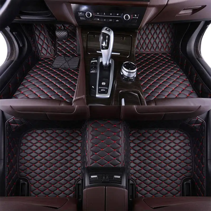 닛산 Qashqai J10 용 자동차 바닥 매트 2007 2008 2009 2010 2011 2012 2013 자동 인테리어 액세서리 방수 러그