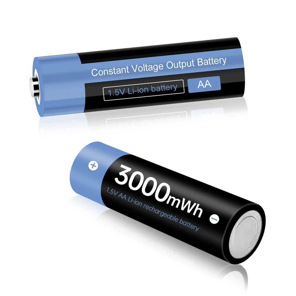1.5v aa da bateria recarregável do li-íon do lítio de 1.5v