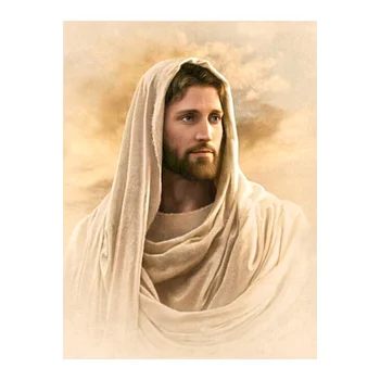 

Jesus Christ Diamond Painting Round Full Drill Religion Portrait Nouveaute DIY Mosaic Embroidery 5D Cross Stitch Home Decor Gift