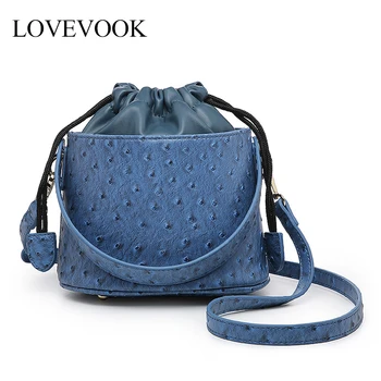 

Lovevook Women Bags Handbags Shoulder Bag Designer Fashion Quality Ostrich Pattern Crossbody Bags For Women 2020 Messenger Bag