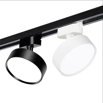 

1PCS 10W 15W 20W Led COB Track light aluminum Ceiling Rail Track lighting Spot Rail Spotlights Replace Halogen Lamps AC85-265V