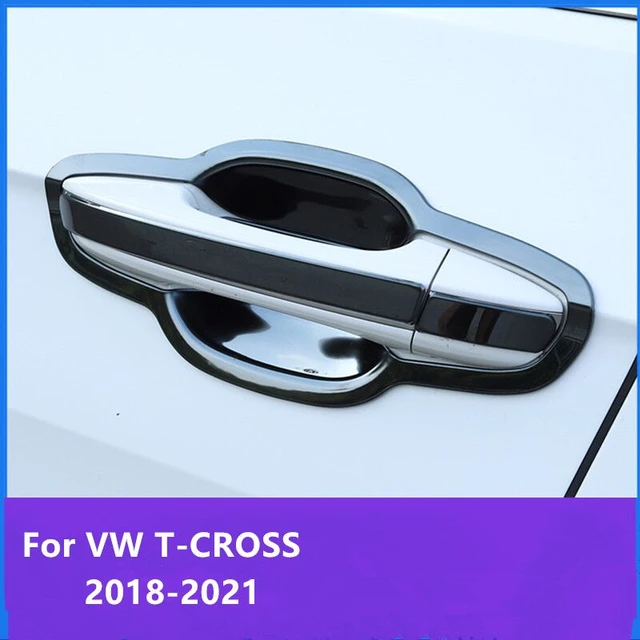 For VW T-CROSS 2018 2019 2020 2021 Tcross Stainless Steel Car Door Handle  Cover Sticker Overlay Styling Accessories - AliExpress