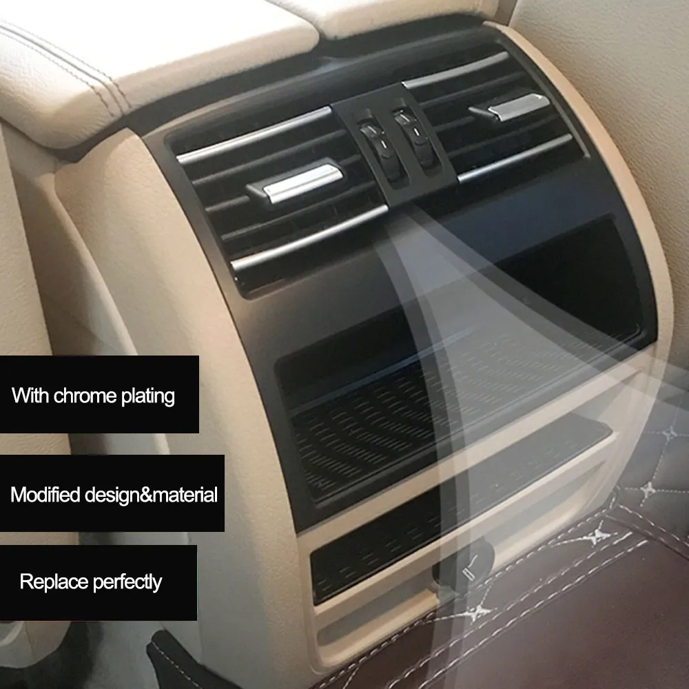 Verbesserte hintere frische Klimaanlage AC-Entlüftungsgitter-Panel-Abdeckung für BMW 5er F10 F11 F18 64229172167 64229158312 – Detail 19