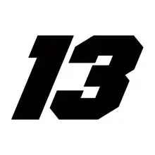 Car Sticker Number 13 Reflective Funny Personality Motorcycle Car Styling Scratches Sunscreen Waterproof Vinyl Decal,15cm*10cm car styling atv sbk motorcycle car sticker vinyl decal reflective for forever senna ayrton