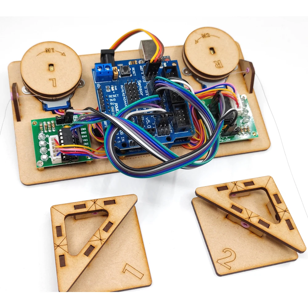 arduino-wall-draw-robot-per-pittura-con-plotter-per-cavi-grafico-polare-con-motore-passo-passo-fai-da-te-maker-kit-progetto-parogramma-stem-toy-parts