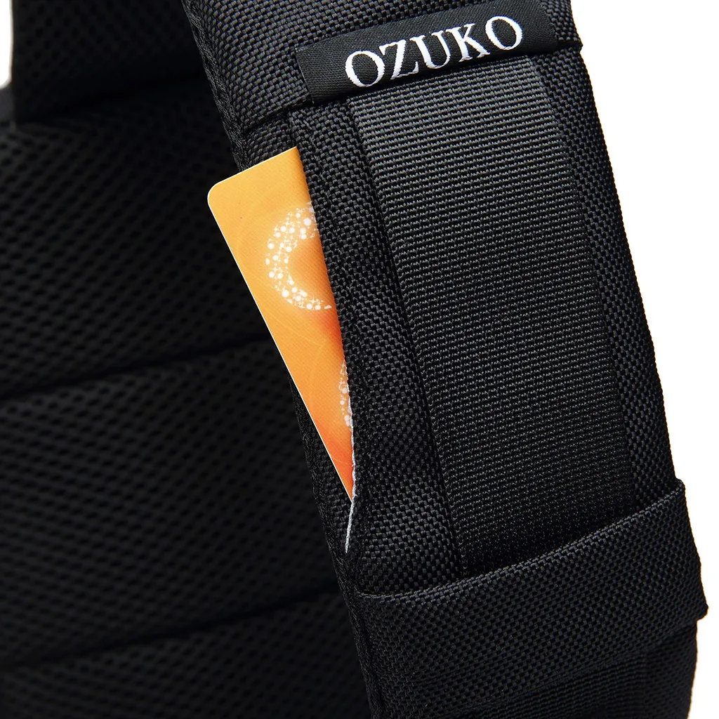 OZUKO, Мужская многофункциональная сумка-мессенджер, противоугонная Водонепроницаемая дорожная нагрудная сумка, высокое качество, Ретро стиль, мужские сумки на плечо