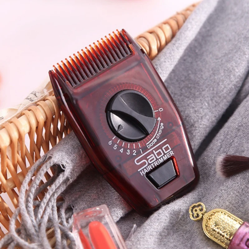 Recortador de pelo Manual multifuncional, peine de peluquería, rizador de esquina, cortador de corte de pelo, viaje, recortadora con división