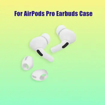 

3Pair Soft Silicone Earbuds Case Headphone Earpods Cover Eartip Ear Wings Hook Cap for Airpods Pro Bluetooth Earphone