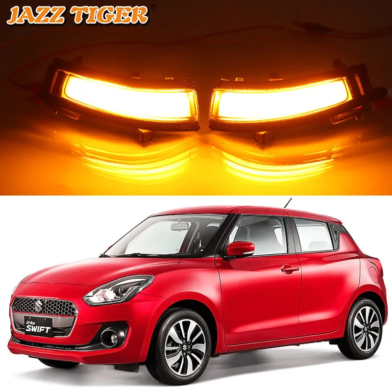 JAZZ TIGER Динамический светодиодный сигнальный фонарь для Suzuki Swift 2018 2019 2020