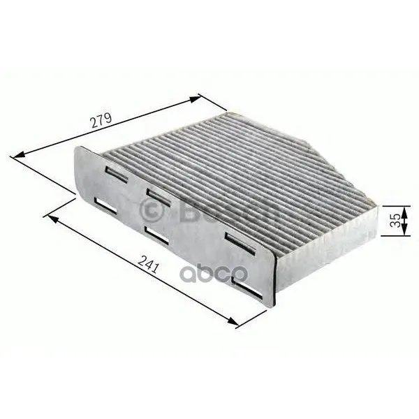 Фильтр Салона Audi: A4 07-, A4 Allroad 09-, A4 Avant 08-, A5 07-, A5 Sportback 09-, A5 Кабрио 09-, Q5 08- Bosch арт. 1987432369
