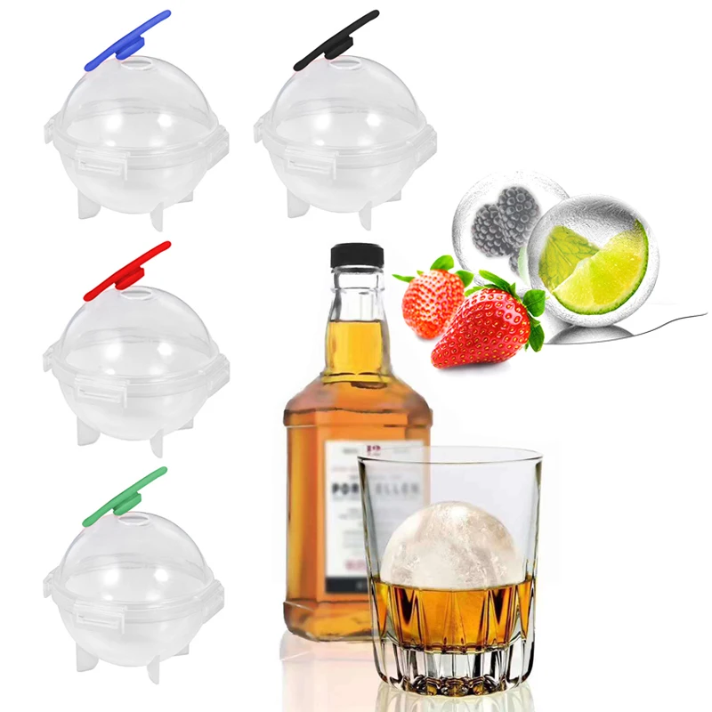 New Ice Ball Mold Ice Ball Maker DIY Ice Cream Moulds Whiskey Cocktail  Sphere Round Ice Cube Mold Bar Party Kitchen Accessories - AliExpress