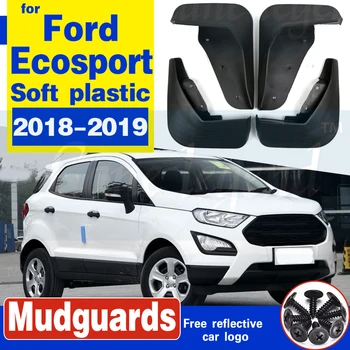 

Car Front Rear Mud Flaps for Ford Ecosport 2018 Fender Flares Mud Splash Guards Mudguard Mudflaps Accessories