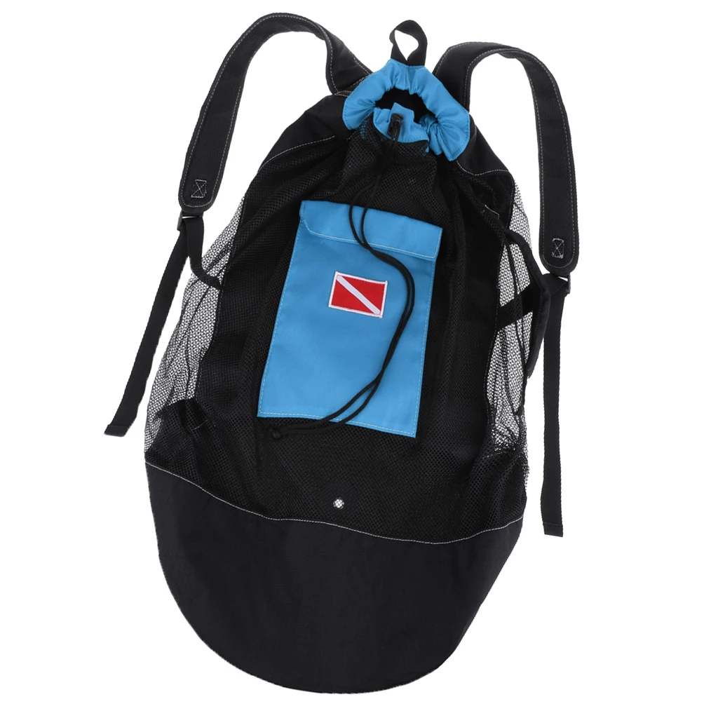 Scuba Diving Snorkeling Mesh Backpack Dive Gear Dry Bag Sack Pack Scuba Diving Mesh Backpack for Water Sports