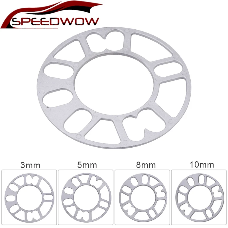 SPEEDWOW 1 шт. алюминиевые 3 мм 5 8 10 разделительные прокладки колеса пластины подходят