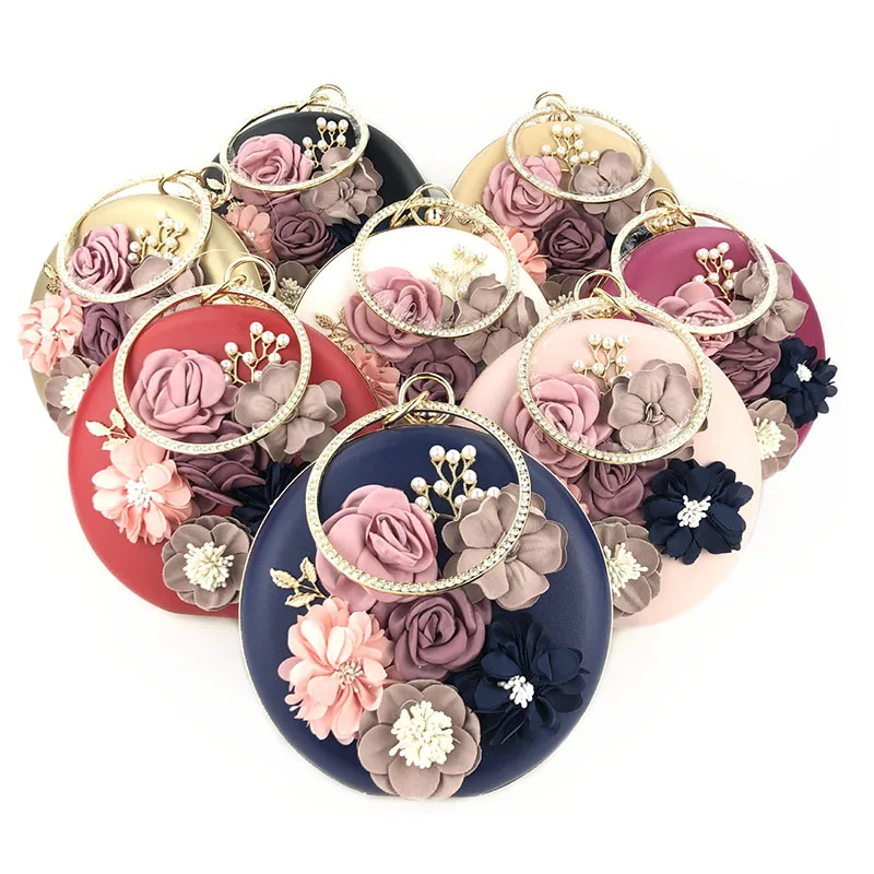 

Stylish Flower Lady Clutch, one-shouldered Lady Bag Evening Dress Party