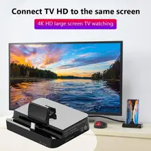 Горячая адаптер классический нежная текстура портативный тип C к HDMI концентратор USB3.0 кардридер HDMI конвертер удлинитель адаптер